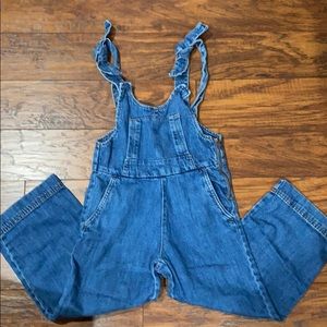 Zara Kids size 8 jumpsuit overalls denim